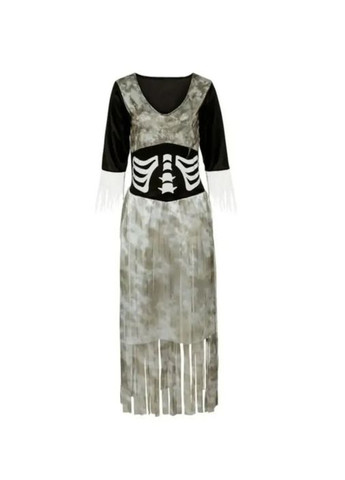 Плаття на Хеловін жіноче сіро-чорний Jannet Сукня (354330941)