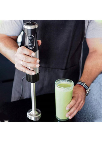 Блендер занурювальний 4в1, 1200Вт, RB-2238 / Універсальний блендер з чашею / Ручний блендер подрібнювач Rainberg (366980019)