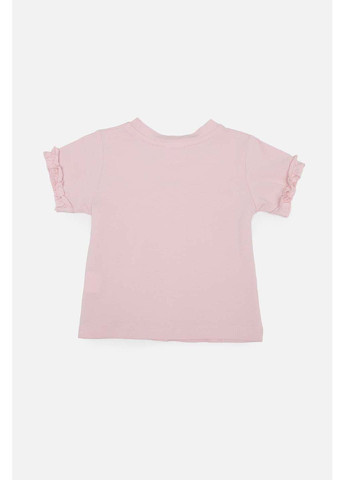 Розовая летняя футболка Miss Feriha