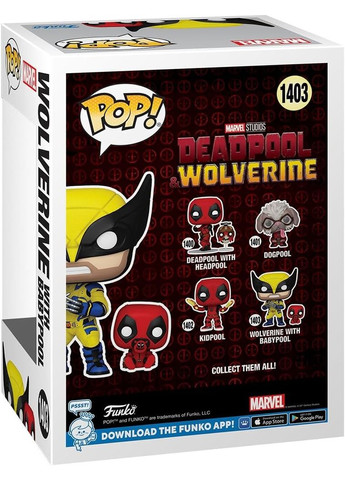 Настільна гра Росомаха з Бебіпулом - POP Marvel #1403: Deadpool & Wolverine Funko (371877107)