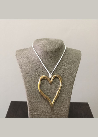 Чокер-шнурок с подвеской сердце (12-273) No Brand (314931268)