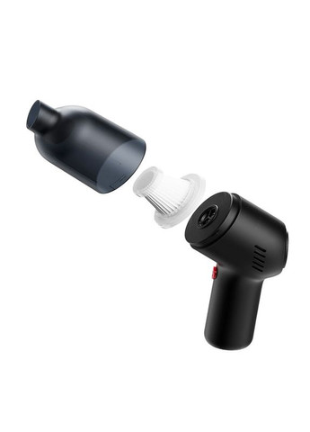 Автопылесос LB-067-C Black беспроводной 120 Вт с аккумулятором 2000 mAh для сухой уборки 2шт Helloleiboo (356499324)