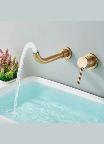 Смеситель для раковины Loop Gold+Box скрытого монтажа Rea 061456 (316464625)