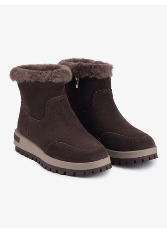 Зимние женские ботинки на низком ходу 1101542 Buts из натуральной замши