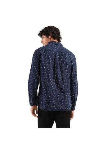 Синяя кэжуал рубашка с геометрическим узором Levi's
