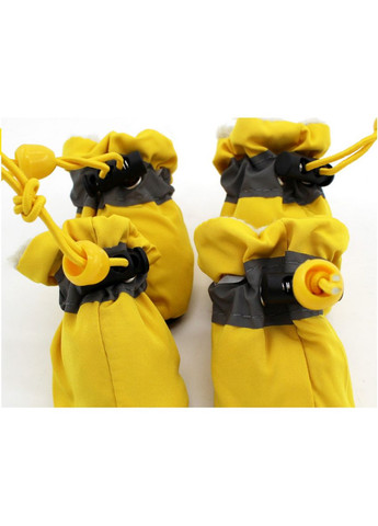 Черевики налапники для котів Pet Style "Мішечки" Жовті 1 No Brand - (323232768)