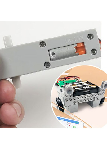 STEM-конструктор TXMR-004 робомобіль, що програмується, на АКБ з дистанційним управлінням Lesko (360456992)