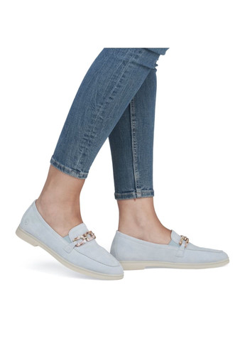 Remonte Лоферы (р) Замша 0-1-1-D-2F-00-12 голубой з, — (328836771)