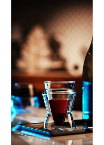 Склянка для кави з подвійним дном 130 мл 3BOMBER DW Series V-подібна Чорна (G5671VB-OS) MHW-3BOMBER (361308369)