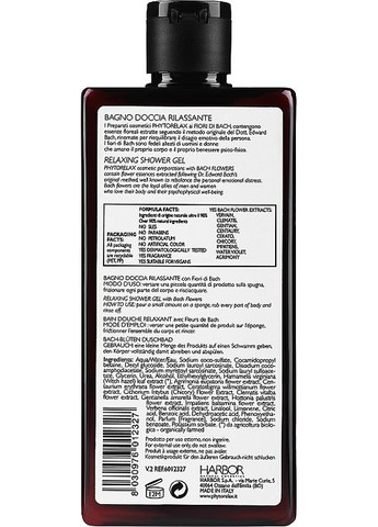 Гель для душу і ванни "Bach Flowers" Fiori Di Bach Relaxing Shower Gel 500ml (446993-31024165) Phytorelax Laboratories (368740311)