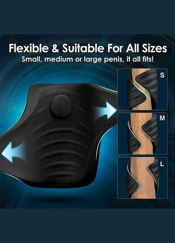 Смарт насадка — мастурбатор на пеніс із вібрацією Love Spouse Drive No Brand (323134657)