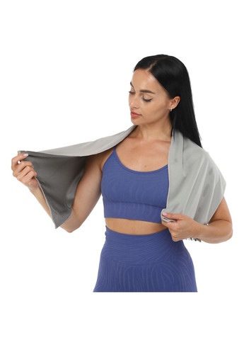 Комплект рушників спортивних охолоджувальних COOLING TOWEL (4шт) B-ECT (мікрофібра, водонепроникний, чохол EVA, р-р Monster сірий