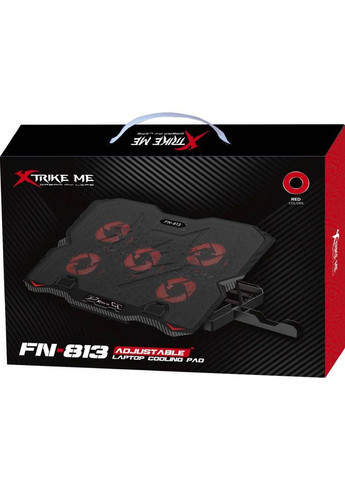 Подставка для ноутбука ME FN-813 5 Fan Red Led XTRIKE ME (333800325)