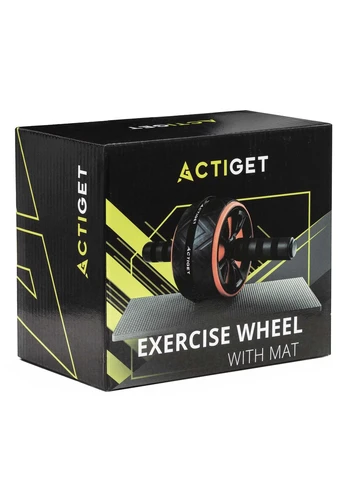 Ролик (гімнастичне колесо) для преса Ab Wheel Black/Red Actiget ACT0111 (402385351)