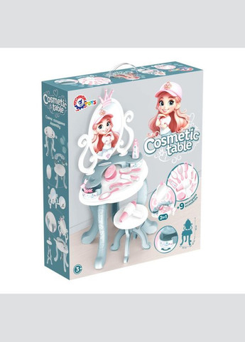 Детский игровой набор "Косметический столик" 1638TXK, безопасное зеркало ТехноК (351584846)