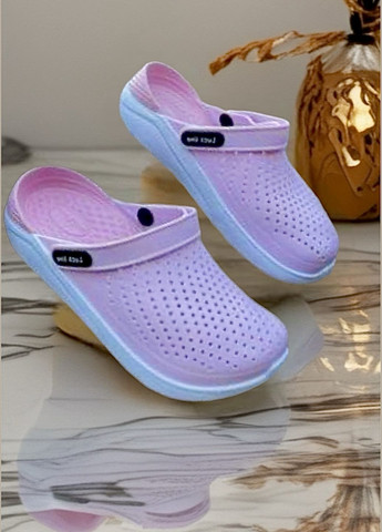 Кроксы женские No Brand Рожевий (331769423)