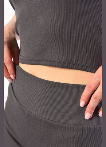 Костюм женский темно-серого цвета Let's Shop (296551635)