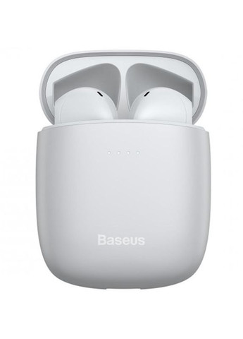 Бездротові навушники  W04 2022 NGTW030102 стереогарнітура біла Baseus (280876801)