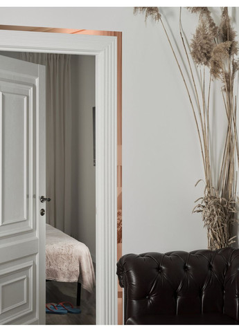 Дзеркальна наклейка акрилова самоклейна для стін Молдинг-20 2х240 см 4 шт. Ваша Світлість (366334611)