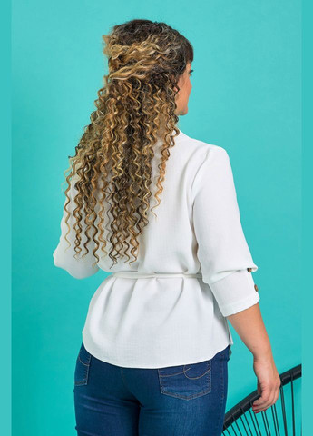 Молочная блуза 1554 Alenka Plus