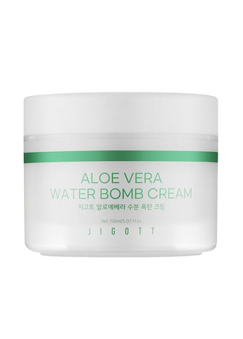 Зволожуючий крем для обличчя Алое Aloe Vera Water Bomb Cream 150 мл Jigott (289134753)