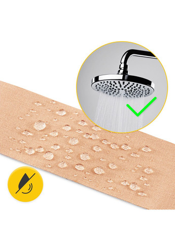 Лента кинезиологическая (кинезио тейп) 5 см x 5 м Biege () 4FIZJO P-5907739316011 (340458957)