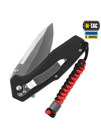 Темляк Viper Cylindre Stainless Steel Black&Red M-TAC (315148359)
