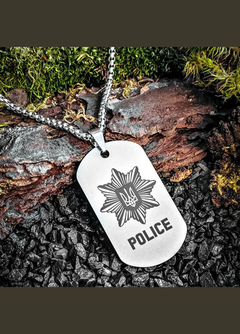 Жетон ЗСУ з нержавіючої сталі з ланцюжком. Атака титанів No Brand (300369479)