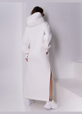 Молочна сукня 14898 молочна ISSA PLUS однотонна