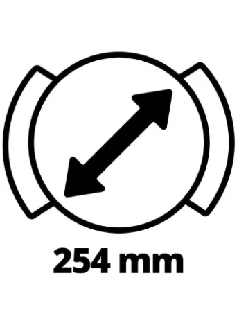 Аккумуляторная полировальная шлифмашина CE-CB 18/254 LI - Solo 18В, 254мм, 2500об/мин, 1.93кг (без батареи и зарядного устройства) Einhell (393488142)