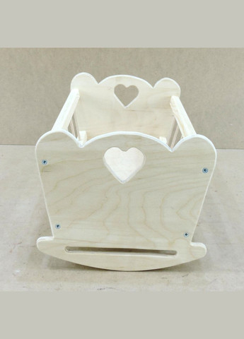 Кровать для кукол из дерева Анна бланже (КРТ-002101) No Brand (328605520)