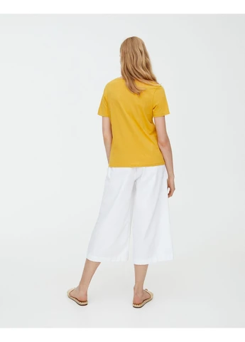Футболка,гірчичний, Pull & Bear - (392314364)