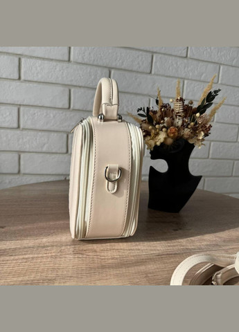 Міні сумочка клатч каркасна екошкіра з відділеннями рептилія чорна (sku_760Н) No Brand (330576197)