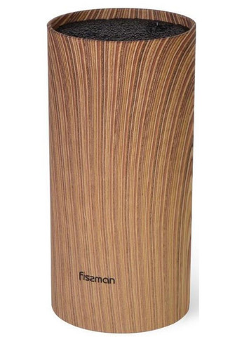 Подставка-колода wood для кухонных ножей и ножниц Fissman (282585103)