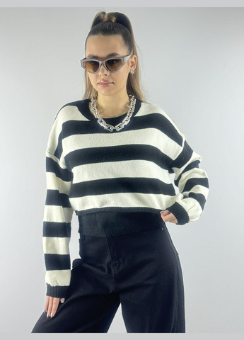 Кофта – комплект женская, вязаная, с майкой, в серую и белую полоску. Теплый и очень мягкий на ощупь Kor@Kor (312537619)