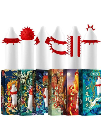 Презервативи Dragon з вусиками + кулька (у комплекті 1 презератив +1 кулька) OLO (372510957)