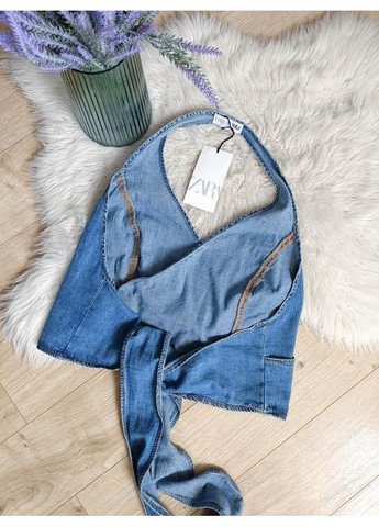 Джинсовый топ Zara (360895255)