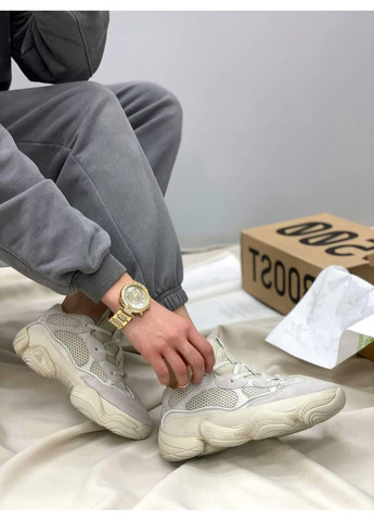 Бежеві Зимовий кросівки чоловічі adidas yeezy boost 500 stone адідас ізі буст No Brand