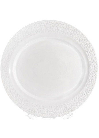 Набор 2 круглых блюда "White City Грация", фарфор Ø35х3,5 см Bona (289367150)