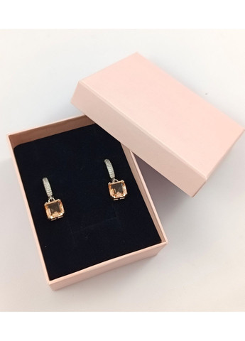 Серебряные серьги с морганитом СТ104/б-мгц Shatlen Сережки (356180740)