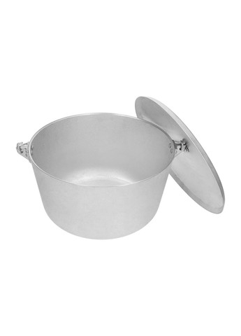 Казан котел походный рыбацкий литой алюминиевый 6 л с дужкой и крышкой Полімет (371784437)