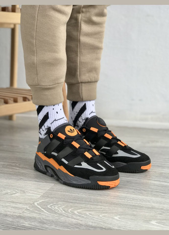 Чорні Осінні кросівки чоловічі adidas niteball black | адідас найтбол чорні No Brand