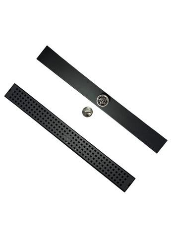 Трап для душу та ванної кімнати під плитку з нержавіючої сталі для зливу води, лінійний, підлоговий 60х6. 8х2 см, No Brand (364859489)