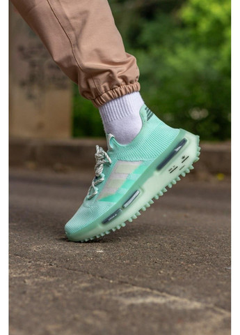 Сірі Осінні кросівки чоловічі adidas nmd s1 friends and family mint green адідас No Brand