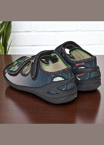 Ортопедичні текстильні босоніжки на липучках відкриті тапочки капчики для хлопчика Валді Waldi (333339243)
