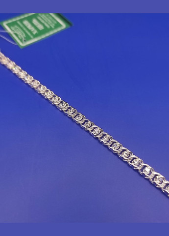 Срібний браслет із камінням цирконій арабський Бісмарк срібло 925 проби. Розмір 17-19.5 см Shiny 2229 No Brand (332806820)