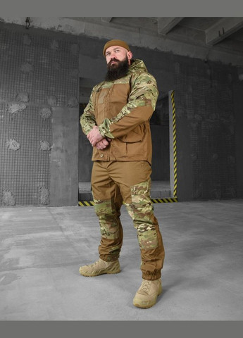 Тактичний демісезонний костюм Гірка койот+мультикам No Brand