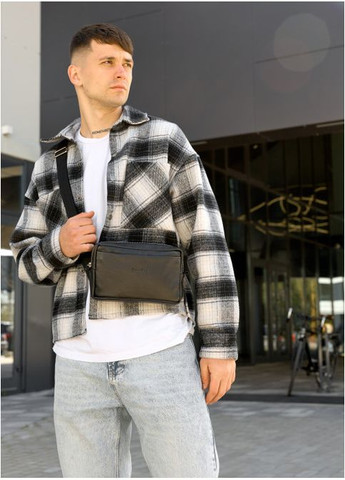 Сумка на пояс серый нубук (R-88213101m-VS) Sambag (302450348)