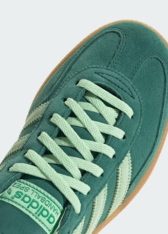 Кроссовки Handball Spezial adidas зелёные всесезоны (316580493)