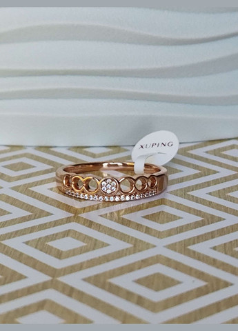 Каблучка ксюпінг xuping позолота медичне золото корона Xuping Jewelry (337114075)